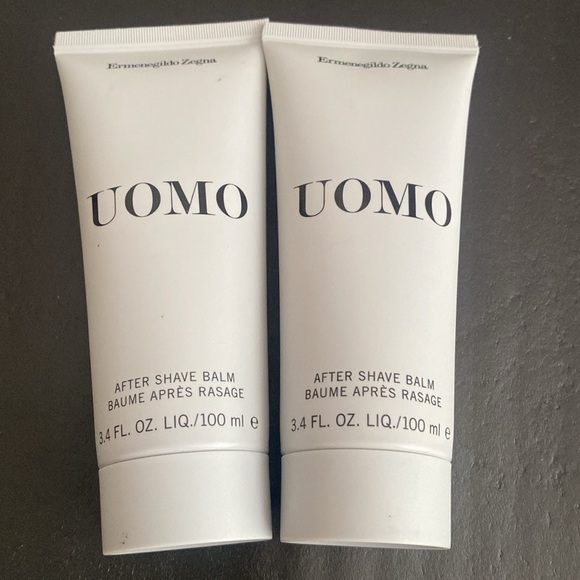 (Box-3) 2 X Uomo By Ermenegildo Zegna After Shave Balm 3.4oz/100 ml, NEW - Picture 2 of 3